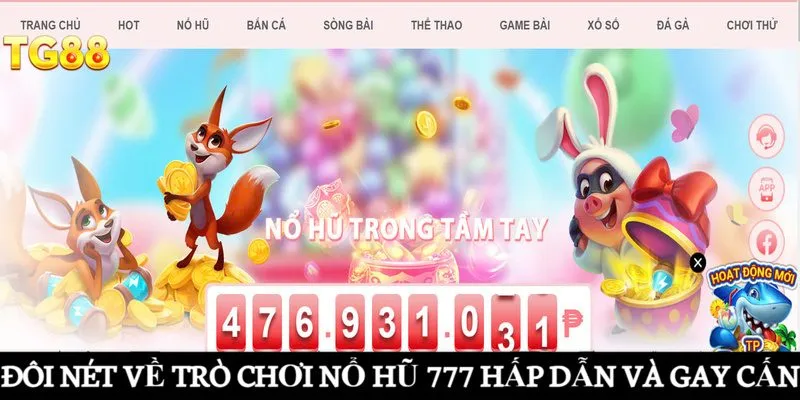 Nổ Hũ 777 - Siêu Phẩm Giải Trí Đắt Khách Nhất Năm 2025 1 Đôi nét về trò chơi nổ hũ 777 hấp dẫn, gay cấn