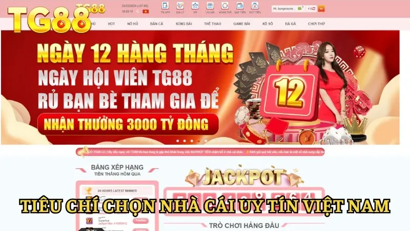 Nhà Cái Uy Tín Việt Nam - Nền Tảng Mang Tới Trải Nghiệm Tốt 1 Tiêu chí chọn nhà cái uy tín Việt Nam