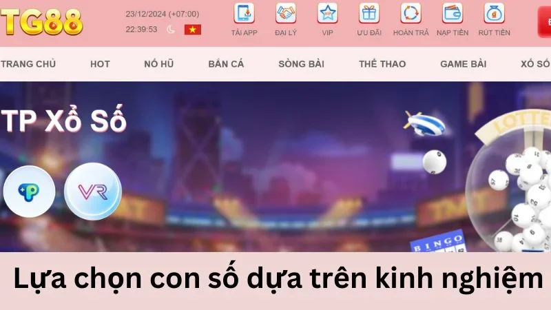 Lựa chọn con số trên kinh nghiệm