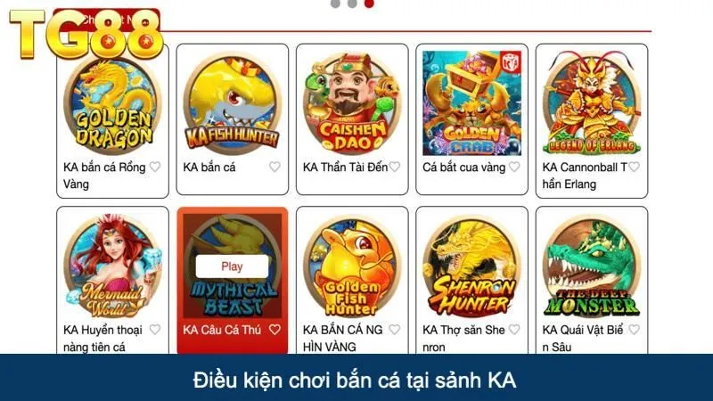 KA Bắn Cá | Sảnh Game Xứng Tầm Đẳng Cấp Quốc Tế 1 Khái quát về sảnh game bắn cá KA